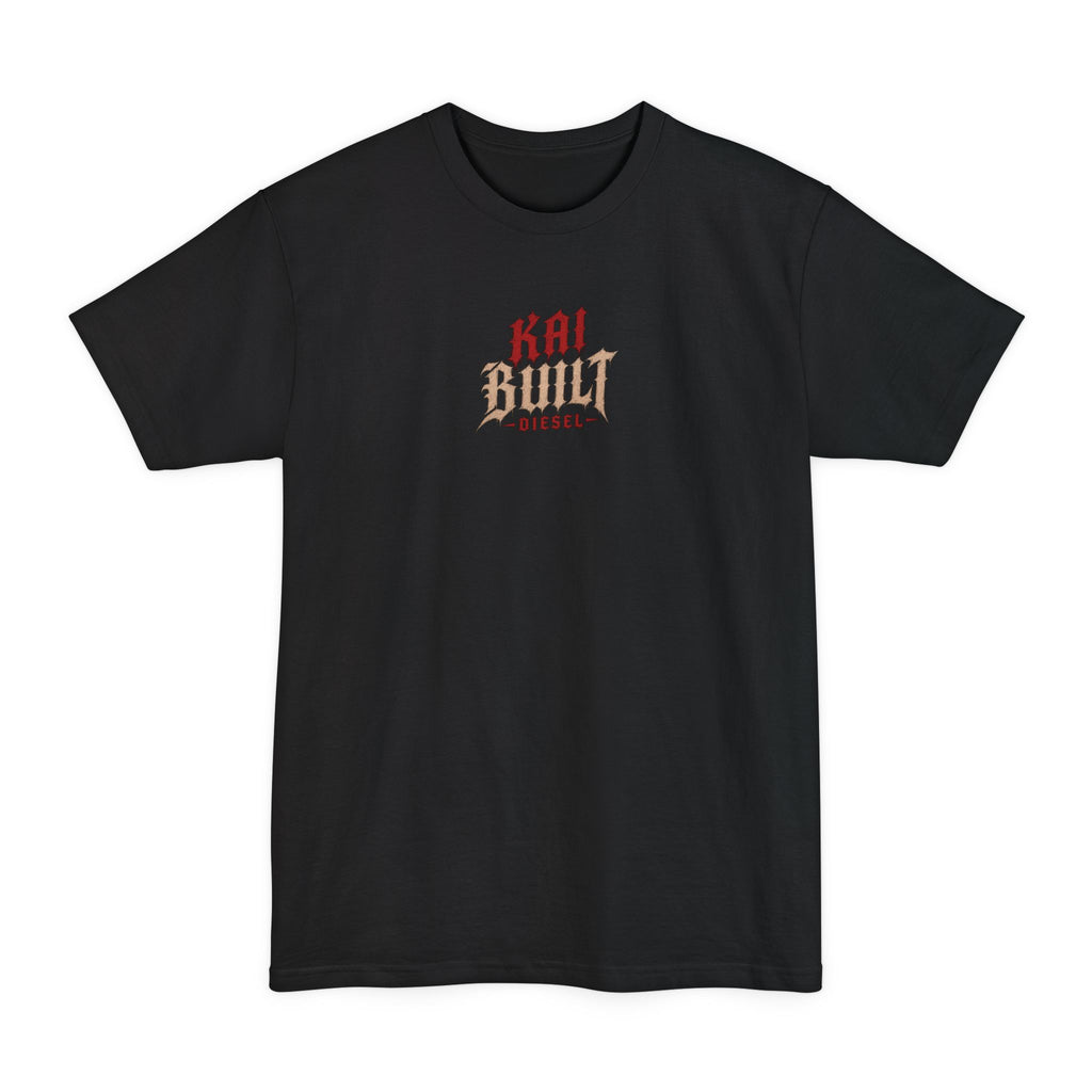 Front of Smoke 'Em If You Got 'Em Tall black diesel truck t-shirt by Kai Built Co