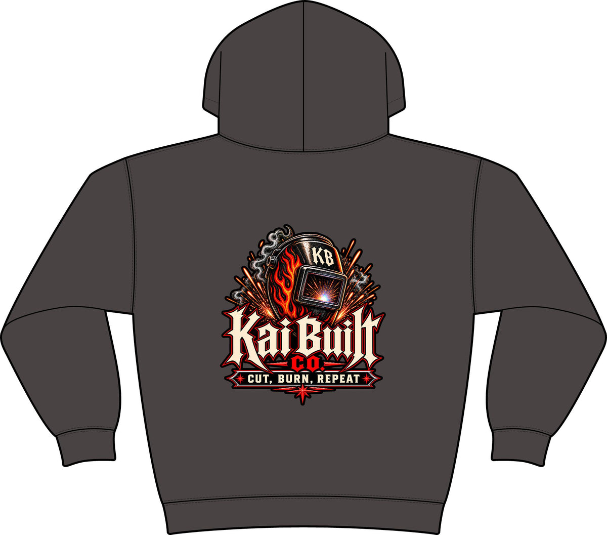 Cut. Burn. Repeat. Hoodie
