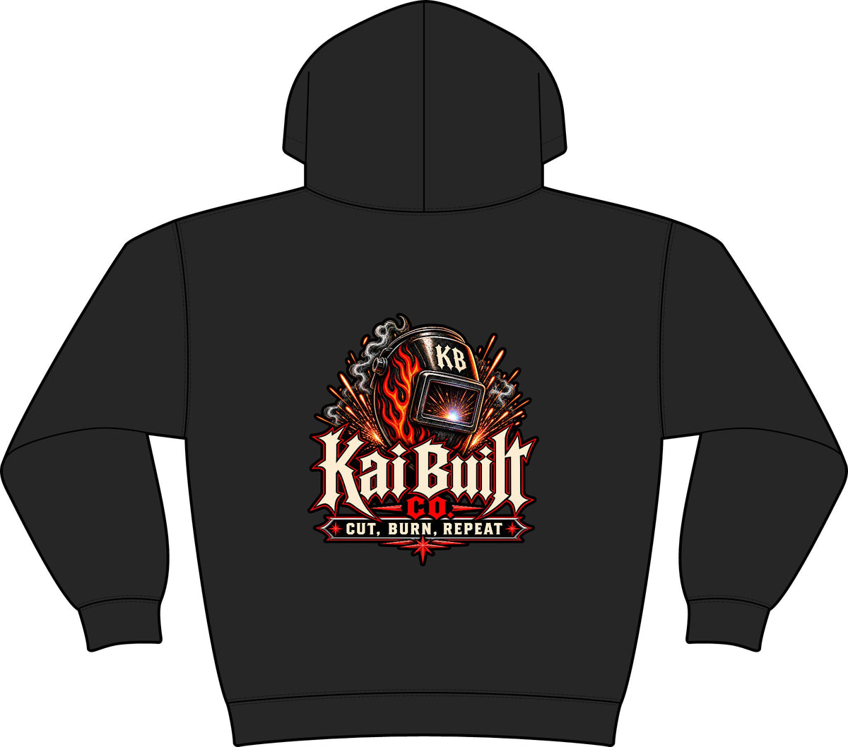 Cut. Burn. Repeat. Hoodie