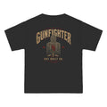 Back of the Gunfighter black shooting t-shirt by Kai Built Co