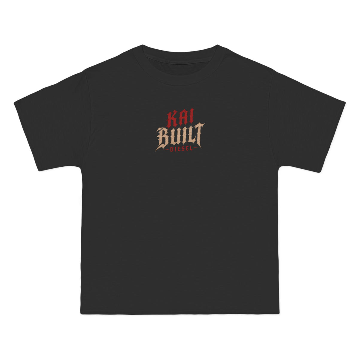 Front of Smoke 'Em If You Got 'Em black diesel truck t-shirt by Kai Built Co